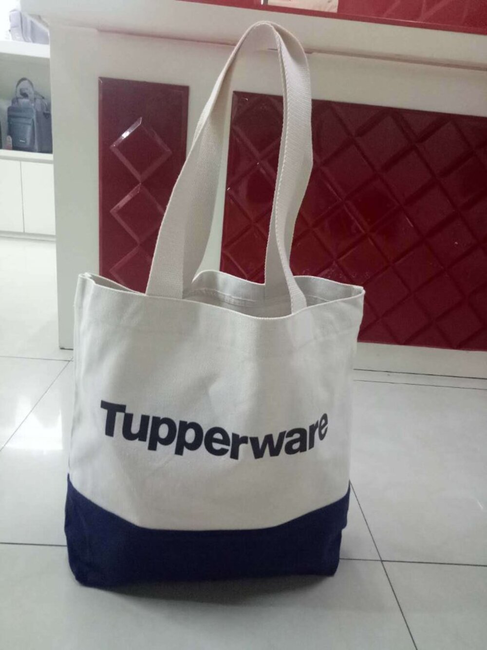 Tuppperware Canvas Tote Bag Never Used
